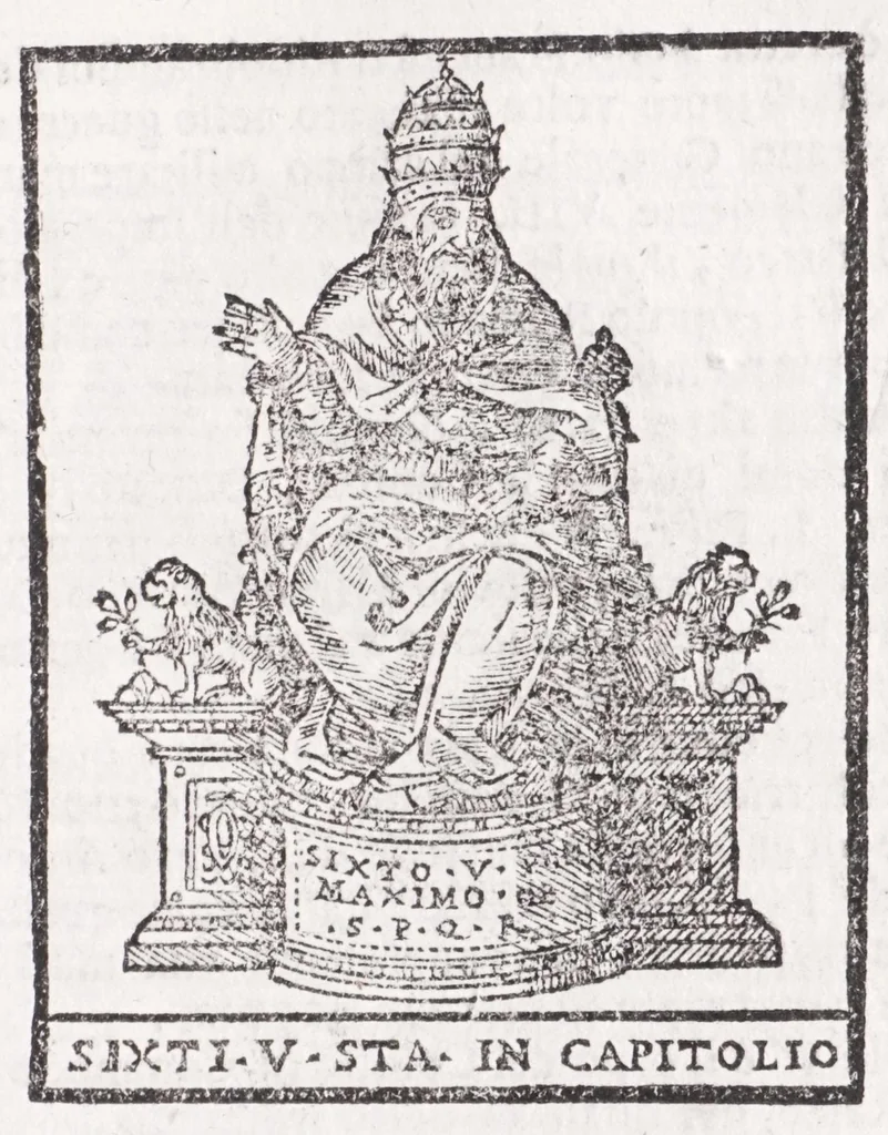 An illustration from Trattato nuouo delle cose marauigliose dell'alma città di Roma : ornato de molte figure, nel quale si discorre de 300 & più chiese, 1615, leaf 347