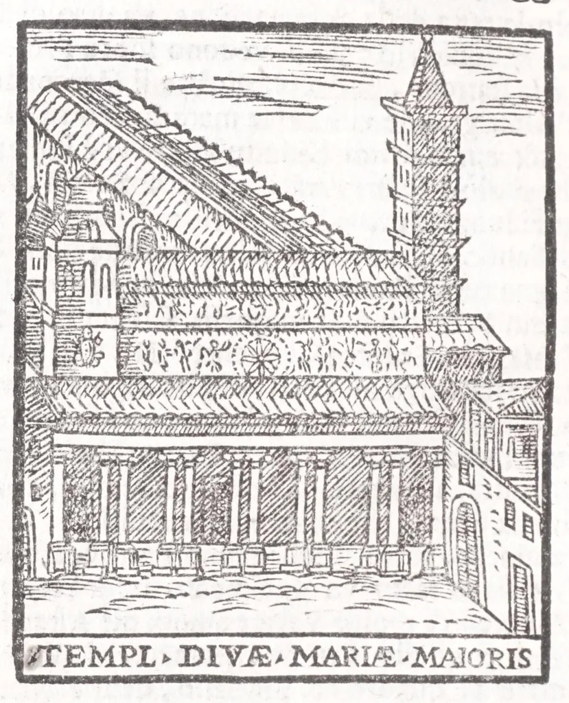 An illustration from Trattato nuouo delle cose marauigliose dell'alma città di Roma : ornato de molte figure, nel quale si discorre de 300 & più chiese, 1615, leaf 38