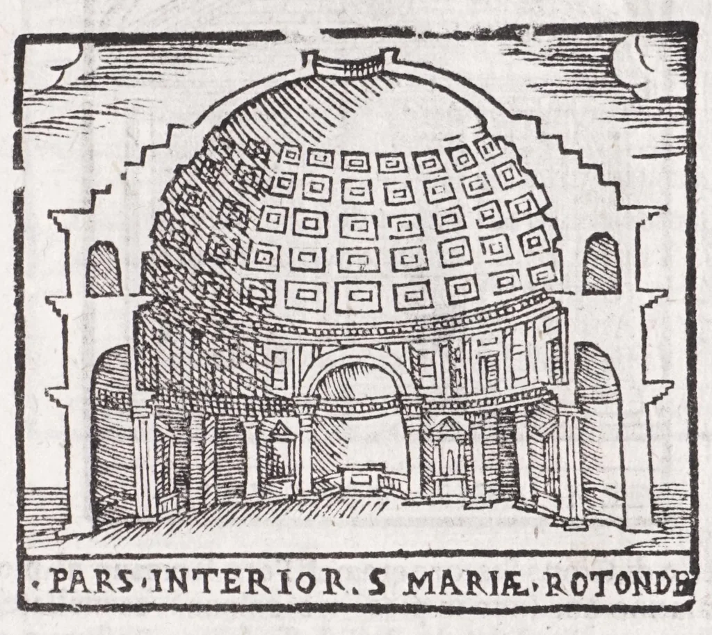 An illustration from Trattato nuouo delle cose marauigliose dell'alma città di Roma : ornato de molte figure, nel quale si discorre de 300 & più chiese, 1615, leaf 409