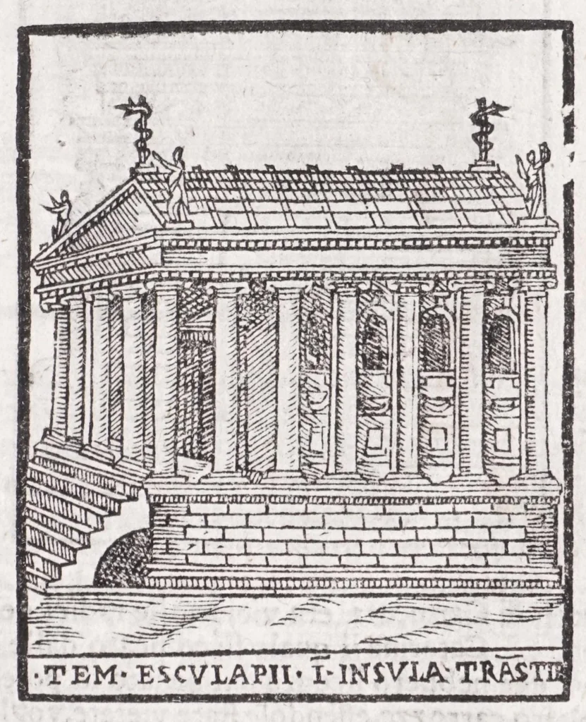 An illustration from Trattato nuouo delle cose marauigliose dell'alma città di Roma : ornato de molte figure, nel quale si discorre de 300 & più chiese, 1615, leaf 413