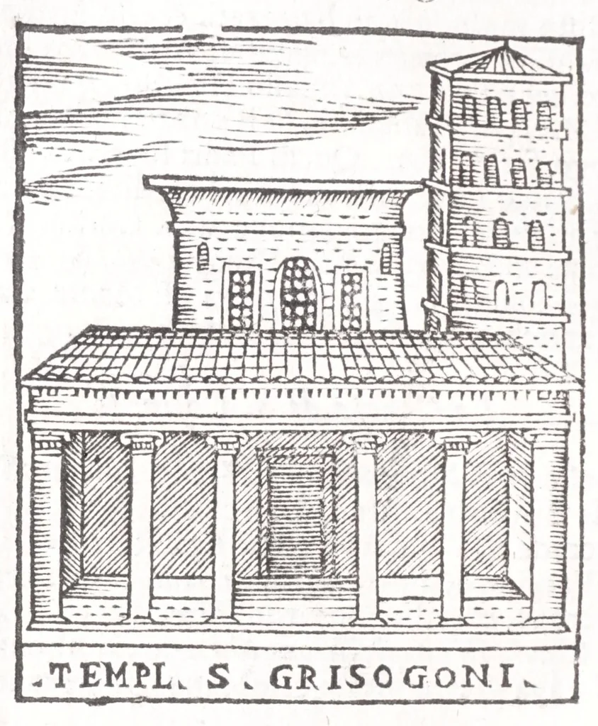 An illustration from Trattato nuouo delle cose marauigliose dell'alma città di Roma : ornato de molte figure, nel quale si discorre de 300 & più chiese, 1615, leaf 66