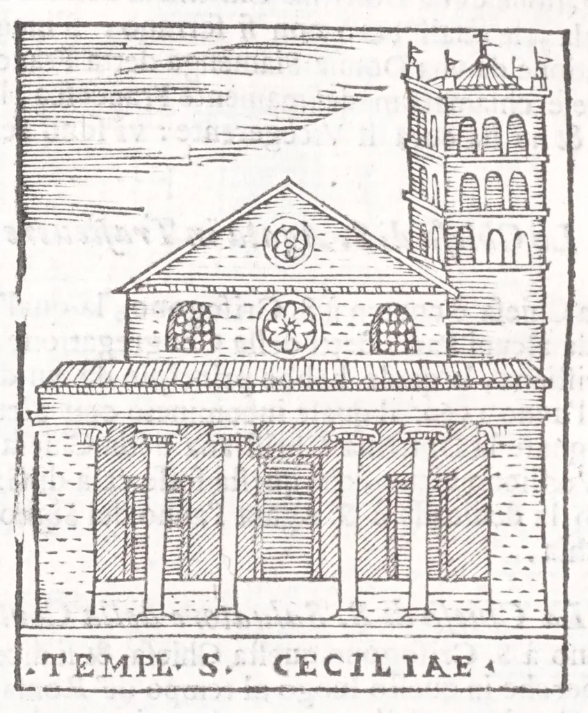 An illustration from Trattato nuouo delle cose marauigliose dell'alma città di Roma : ornato de molte figure, nel quale si discorre de 300 & più chiese, 1615, leaf 70