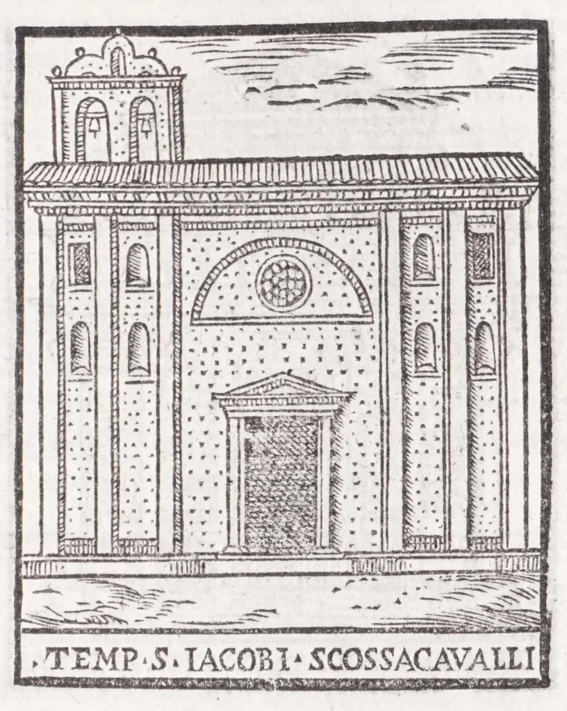 An illustration from Trattato nuouo delle cose marauigliose dell'alma città di Roma : ornato de molte figure, nel quale si discorre de 300 & più chiese, 1615, leaf 79