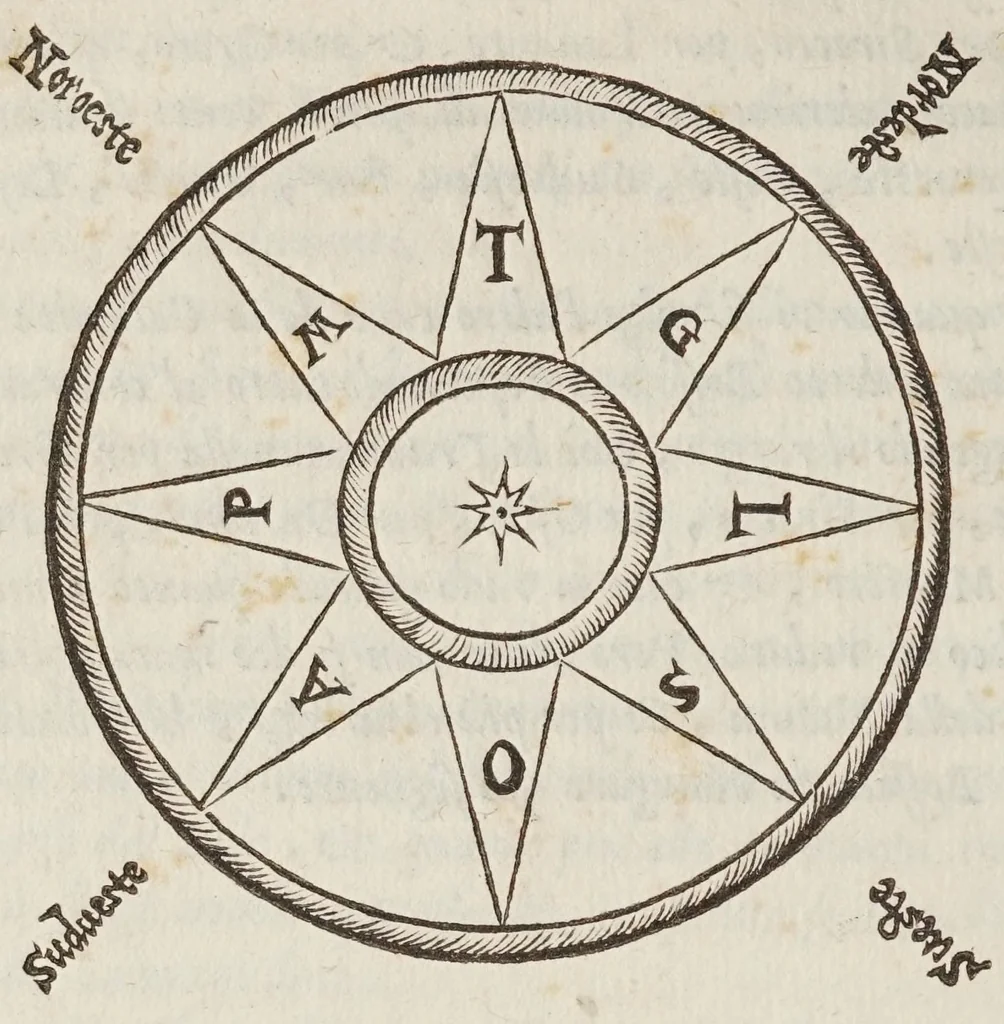 An illustration from Trattato vtilissimo et particolarissimo del flusso & riflusso del mare, 1589, leaf 132