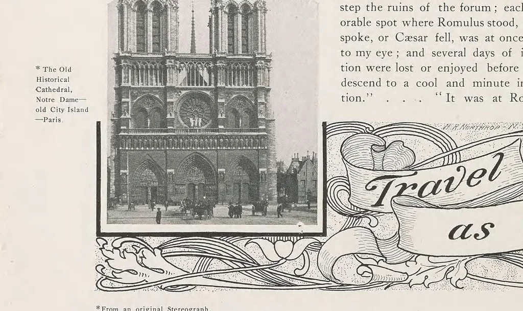 An illustration from The Traveller, 1902, leaf 46