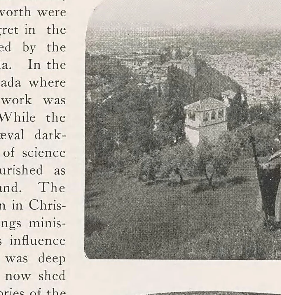An illustration from The Traveller, 1902, leaf 65