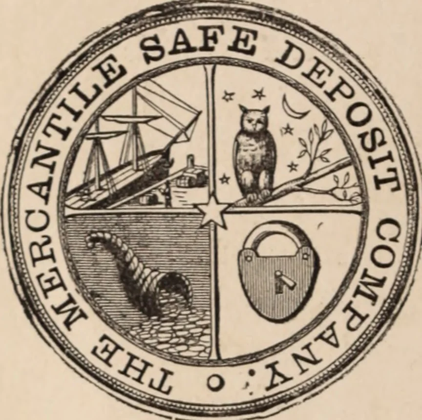 An illustration from Travellers' guide, New York, 1883, leaf 17
