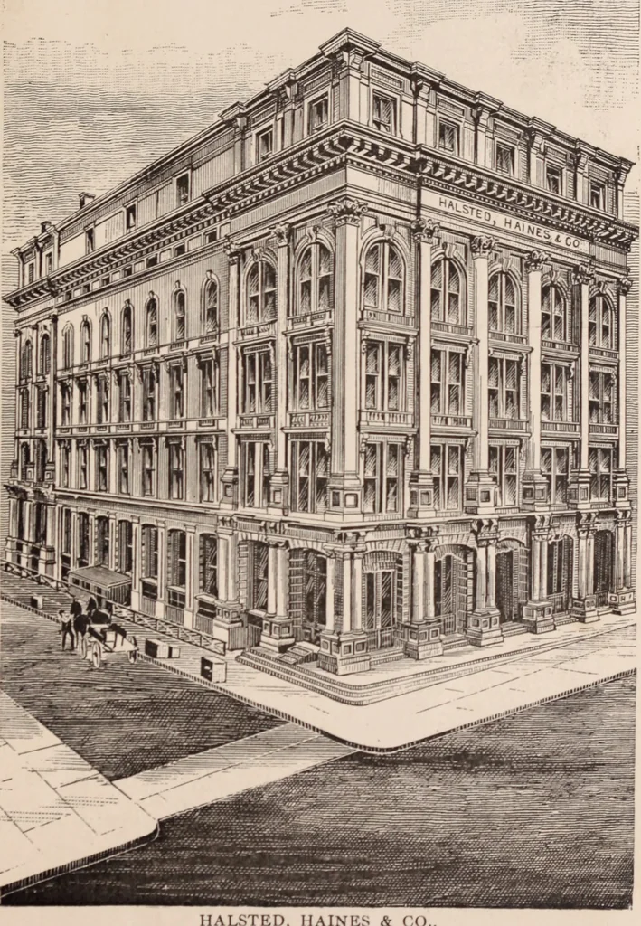 An illustration from Travellers' guide, New York, 1883, leaf 24