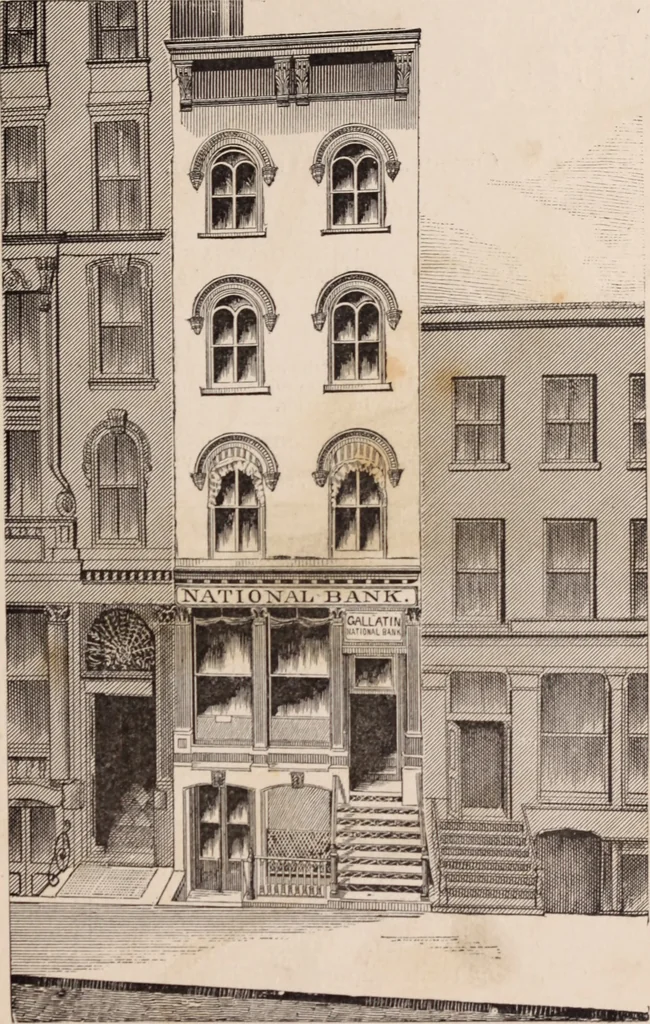 An illustration from Travellers' guide, New York, 1883, leaf 44