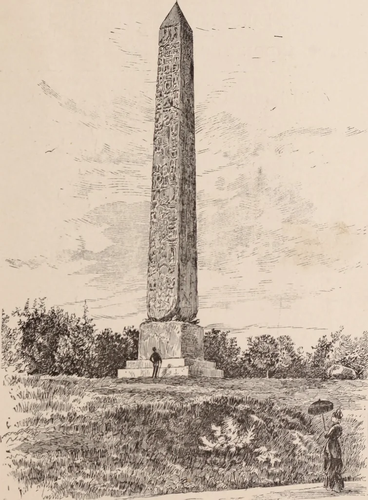 An illustration from Travellers' guide, New York, 1883, leaf 48