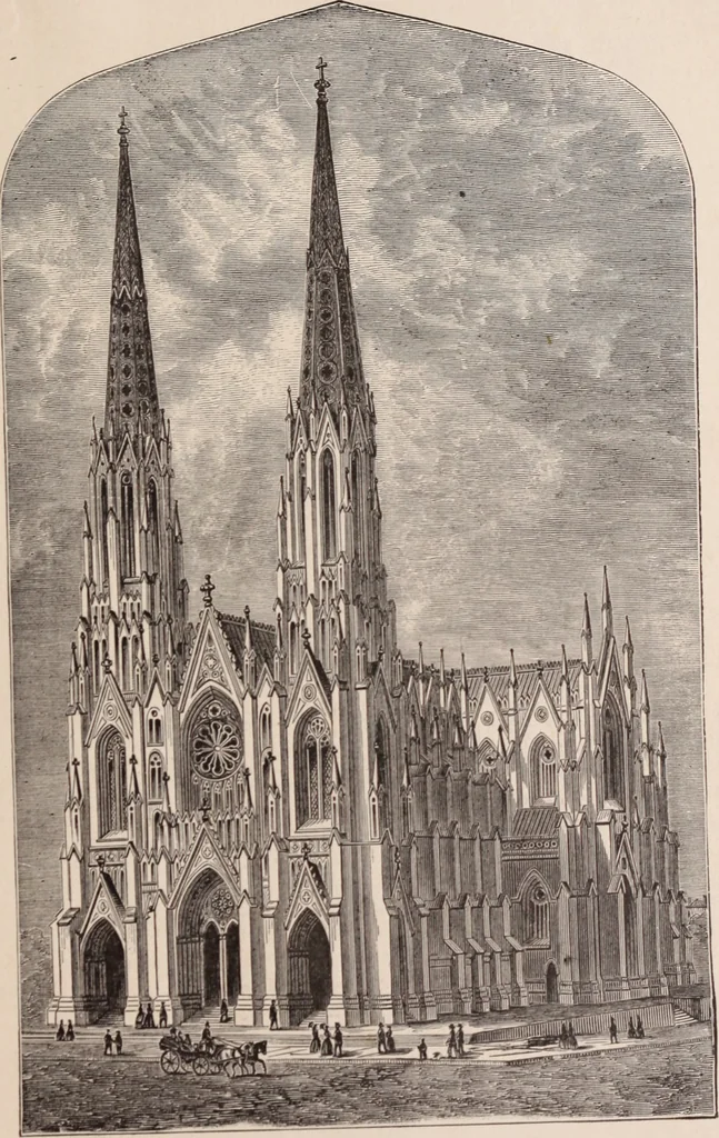 An illustration from Travellers' guide, New York, 1883, leaf 82