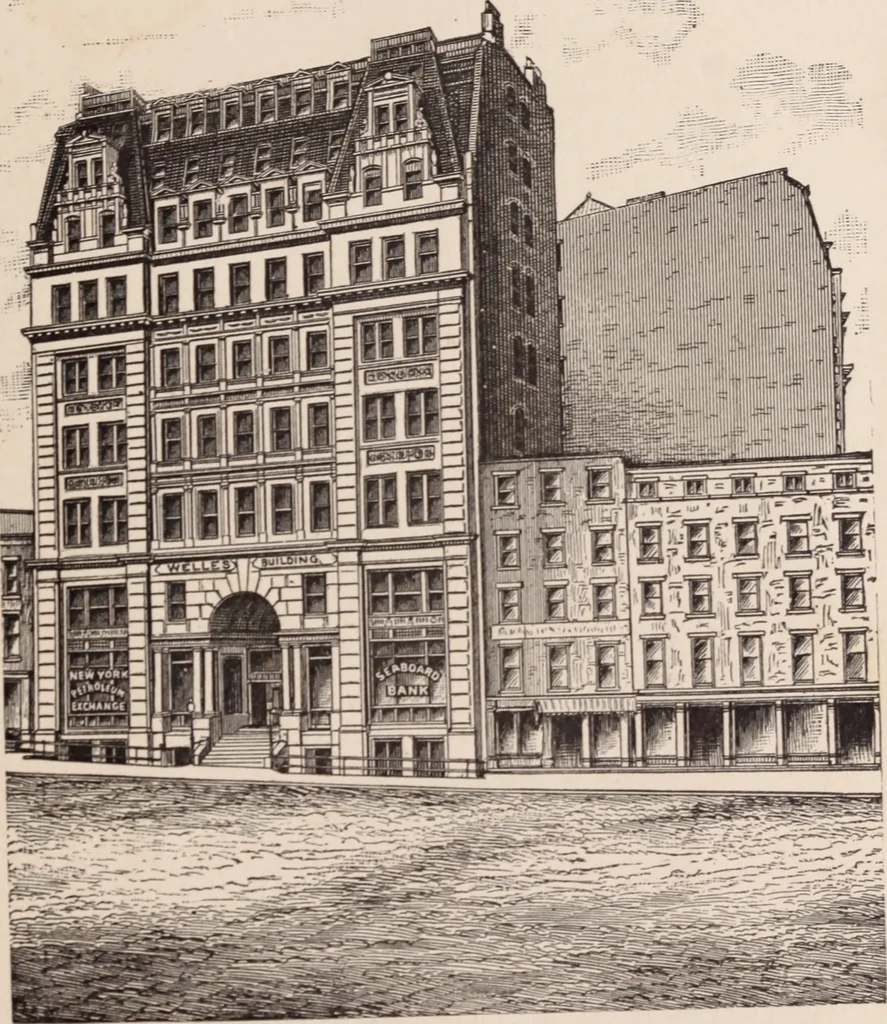 An illustration from Travellers' guide, New York, 1883, leaf 86