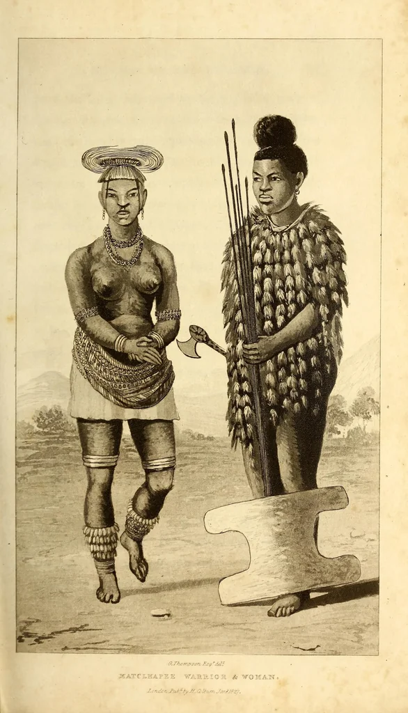 An illustration from Travels and adventures in Southern Africa, 1827, leaf 243