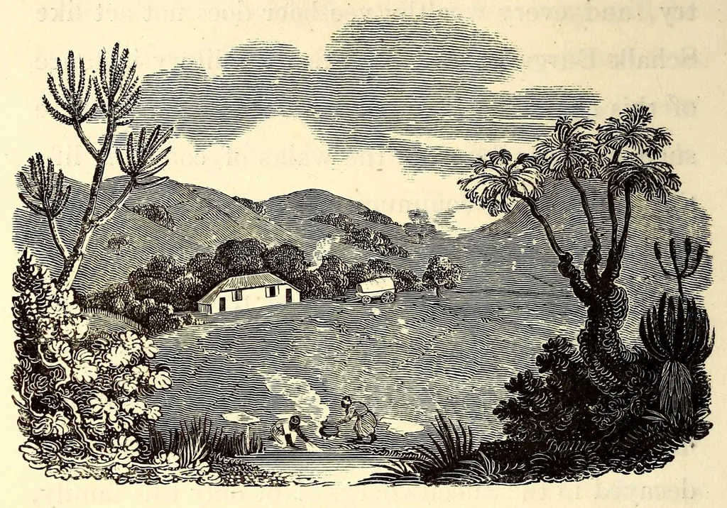 An illustration from Travels and adventures in Southern Africa, 1827, leaf 170
