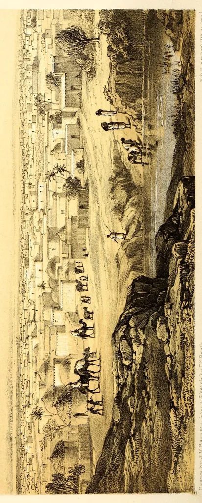 An illustration from Travels and discoveries in North and Central Africa : being a journal of an expedition undertaken under the auspices of H.B.M.'s government in the years 1849-1855, 1857, leaf 136