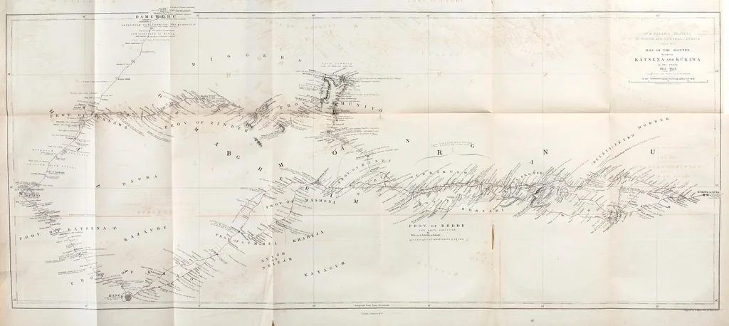 An illustration from Travels and discoveries in North and Central Africa : being a journal of an expedition undertaken under the auspices of H.B.M.'s government in the years 1849-1855, 1857, leaf 22