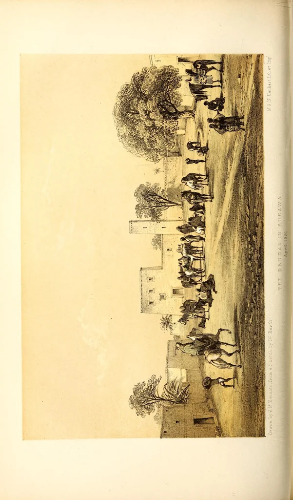 An illustration from Travels and discoveries in North and Central Africa : being a journal of an expedition undertaken under the auspices of H.B.M.'s government in the years 1849-1855, 1857, leaf 272