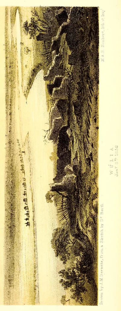 An illustration from Travels and discoveries in North and Central Africa : being a journal of an expedition undertaken under the auspices of H.B.M.'s government in the years 1849-1855, 1857, leaf 287