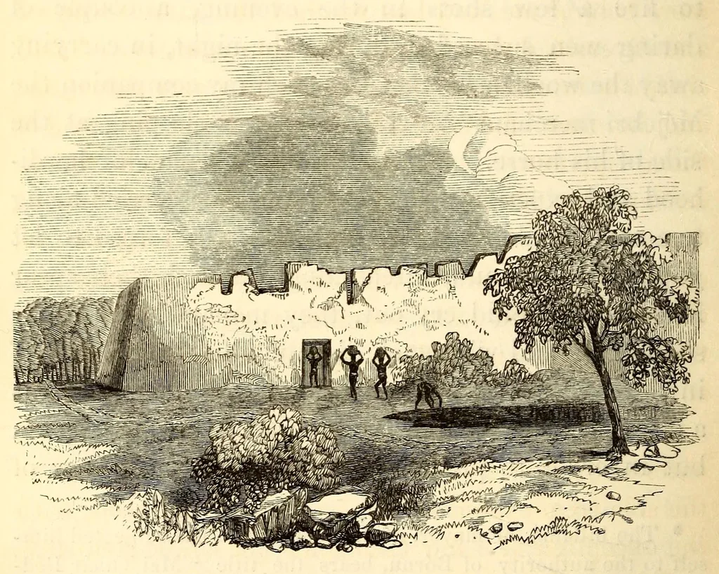 An illustration from Travels and discoveries in North and Central Africa : being a journal of an expedition undertaken under the auspices of H.B.M.'s government in the years 1849-1855, 1857, leaf 66