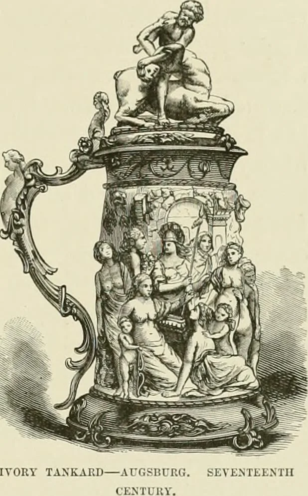 An illustration from Travels in South Kensington, with notes on Decorative art and architecture in England, 1882, leaf 104