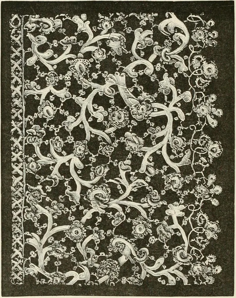 An illustration from Travels in South Kensington, with notes on Decorative art and architecture in England, 1882, leaf 107