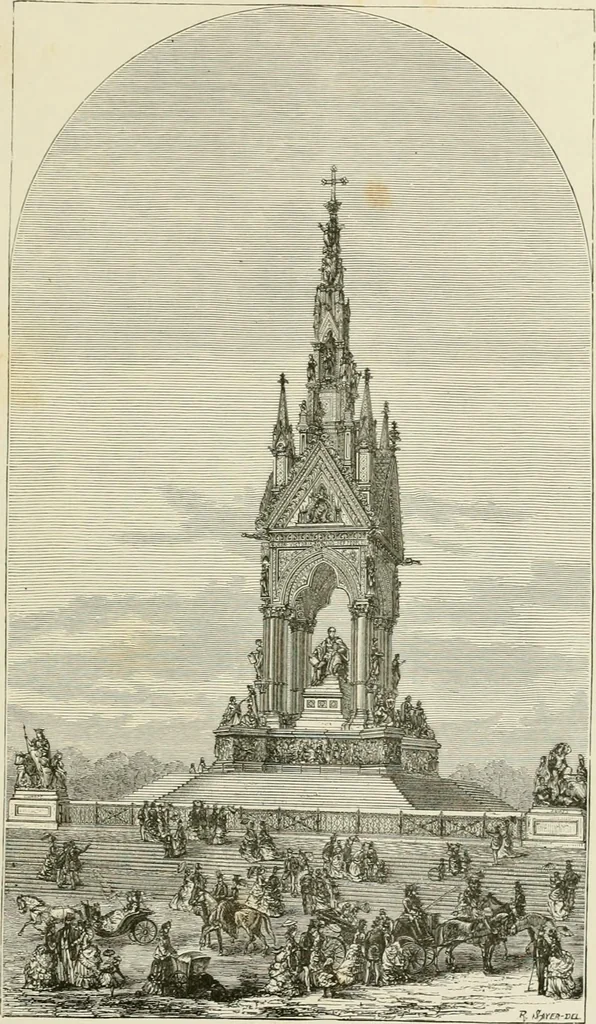 An illustration from Travels in South Kensington, with notes on Decorative art and architecture in England, 1882, leaf 134