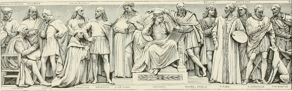 An illustration from Travels in South Kensington, with notes on Decorative art and architecture in England, 1882, leaf 137