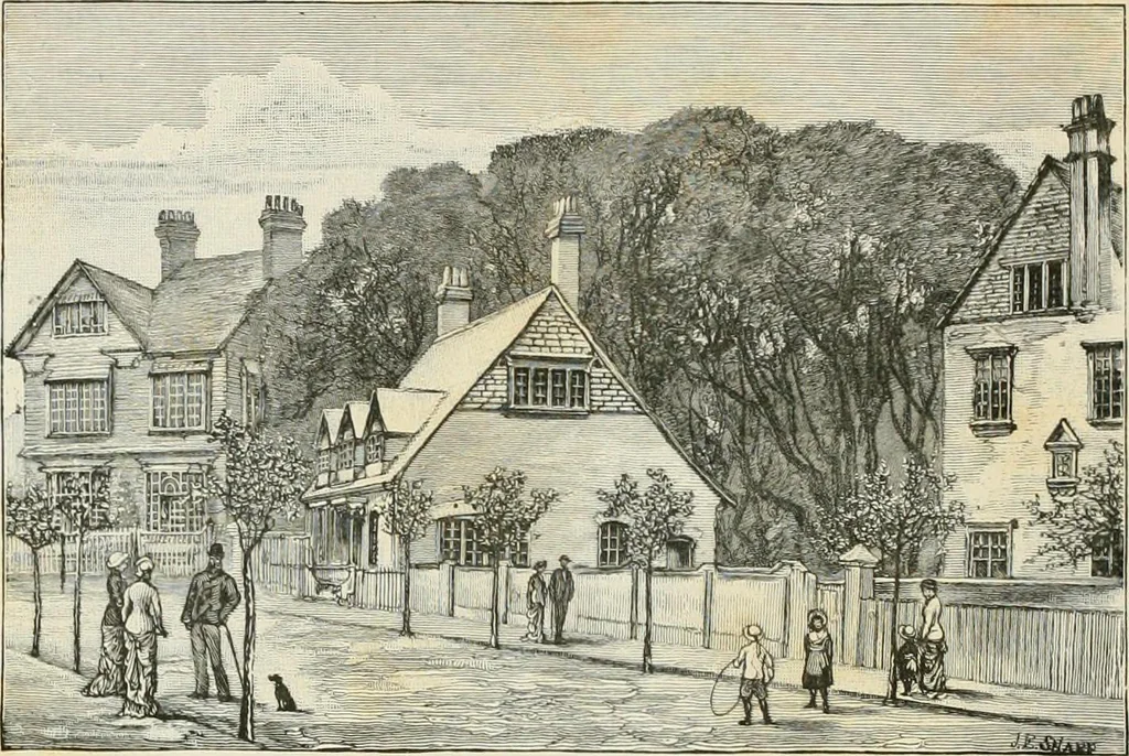 An illustration from Travels in South Kensington, with notes on Decorative art and architecture in England, 1882, leaf 227