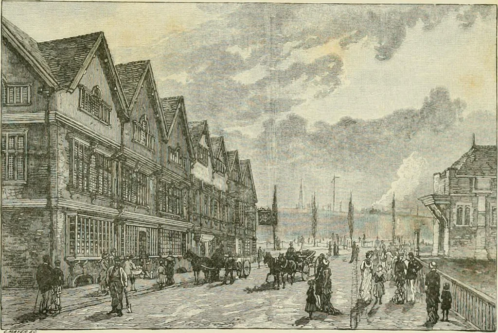 An illustration from Travels in South Kensington, with notes on Decorative art and architecture in England, 1882, leaf 228