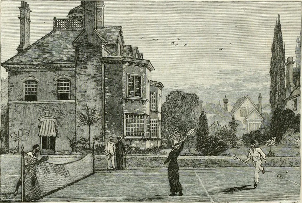 An illustration from Travels in South Kensington, with notes on Decorative art and architecture in England, 1882, leaf 229