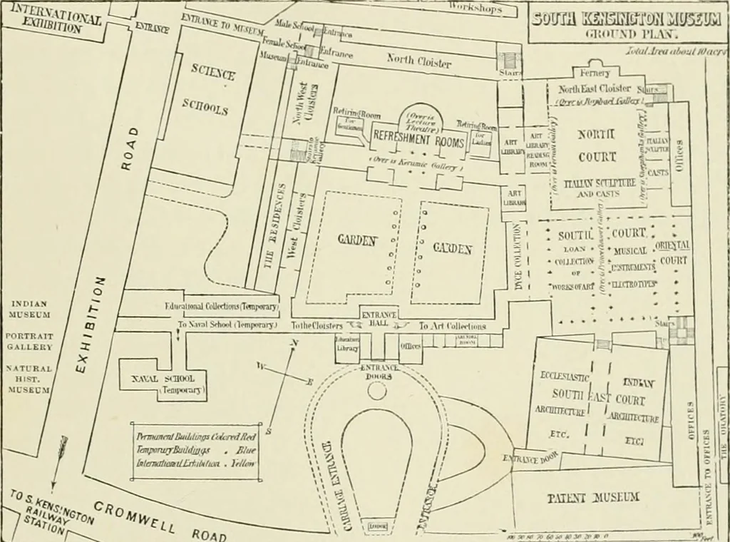 An illustration from Travels in South Kensington, with notes on Decorative art and architecture in England, 1882, leaf 42