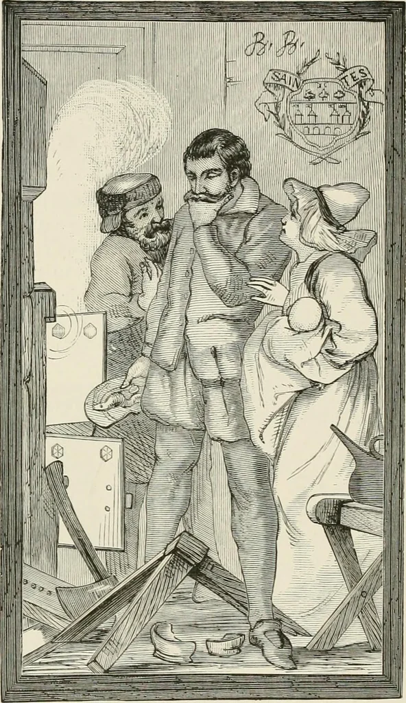 An illustration from Travels in South Kensington, with notes on Decorative art and architecture in England, 1882, leaf 57