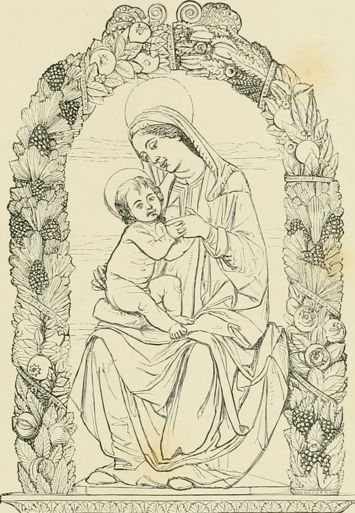 An illustration from Travels in South Kensington, with notes on Decorative art and architecture in England, 1882, leaf 70