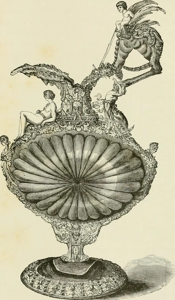 An illustration from Travels in South Kensington, with notes on Decorative art and architecture in England, 1882, leaf 76