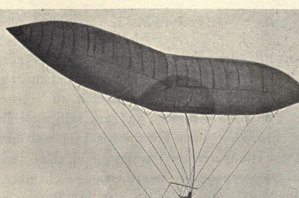 An illustration from Travels in space; a history of aerial navigation, 1902, leaf 326