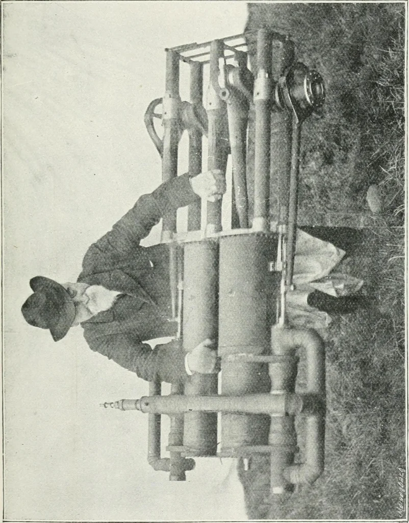 An illustration from Travels in space; a history of aerial navigation, 1902, leaf 198