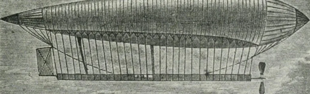 An illustration from Travels in space; a history of aerial navigation, 1902, leaf 240