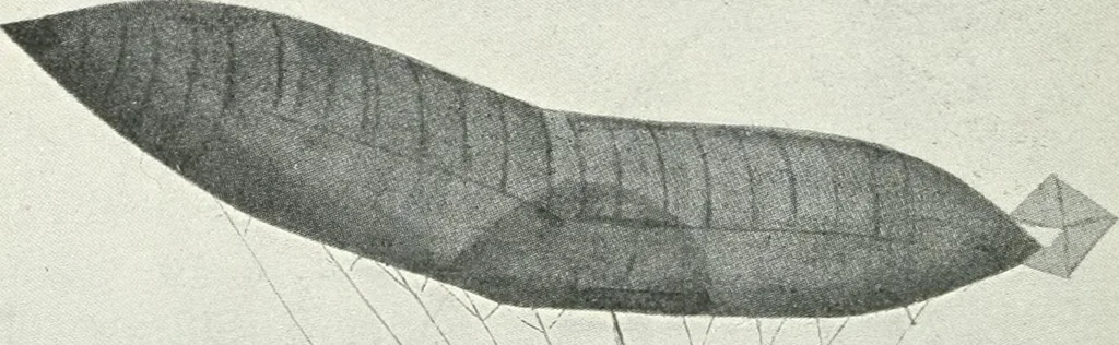 An illustration from Travels in space; a history of aerial navigation, 1902, leaf 325