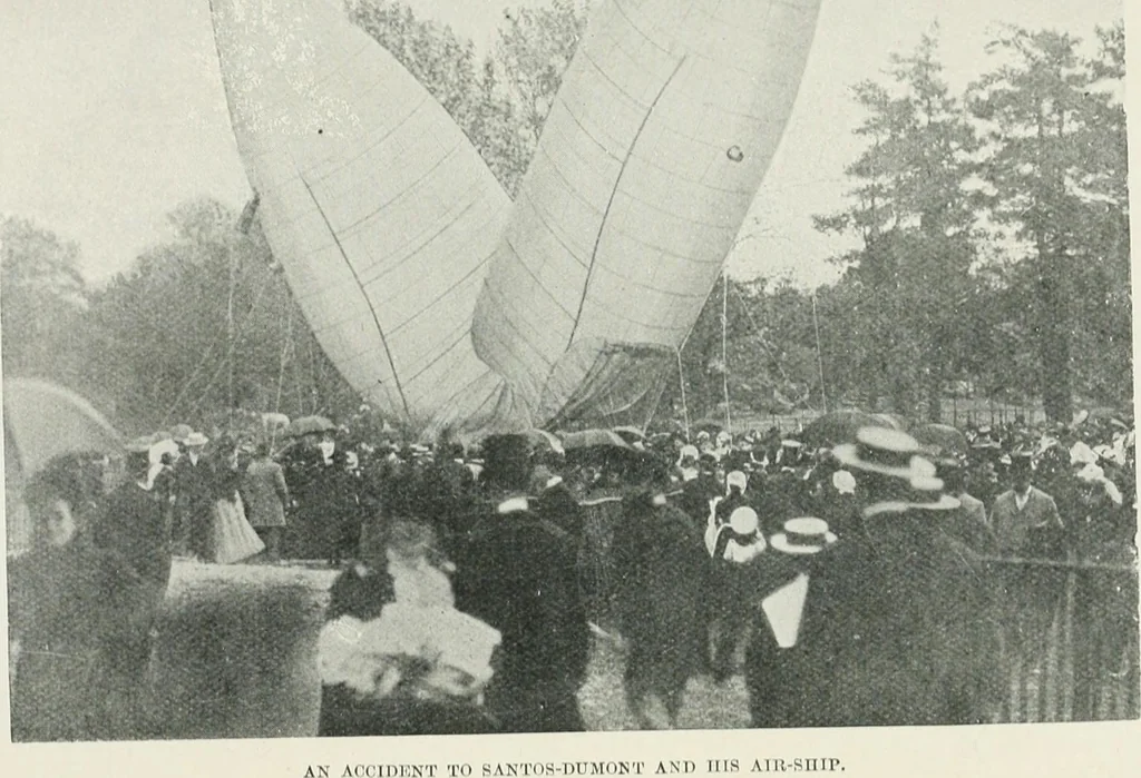 An illustration from Travels in space; a history of aerial navigation, 1902, leaf 328