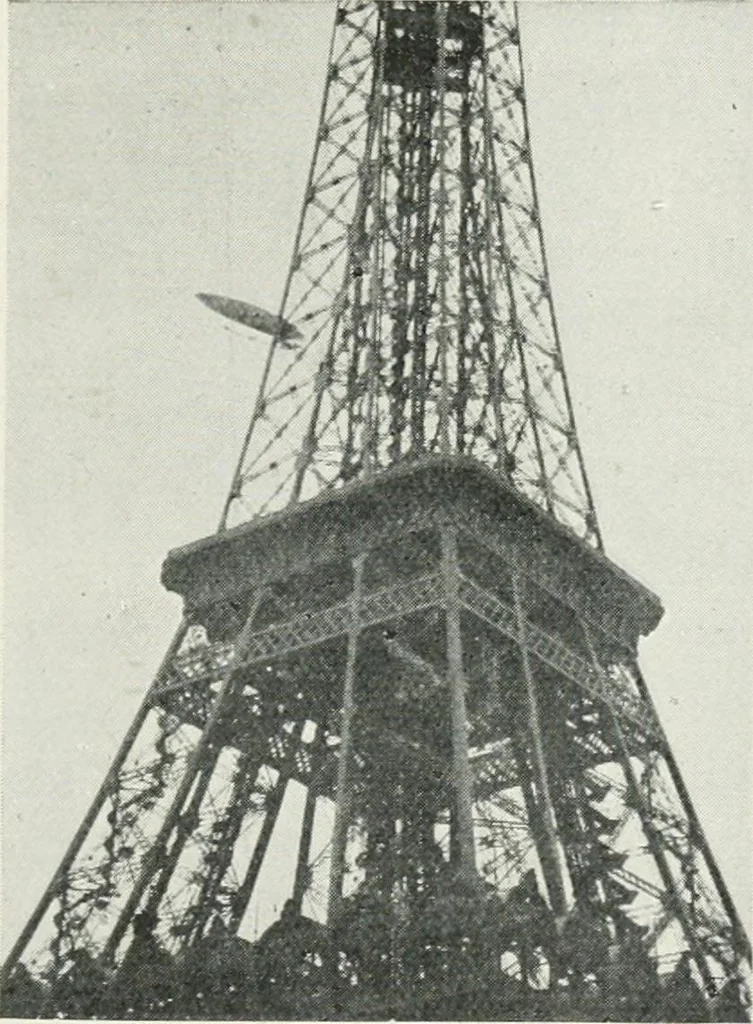 An illustration from Travels in space; a history of aerial navigation, 1902, leaf 334