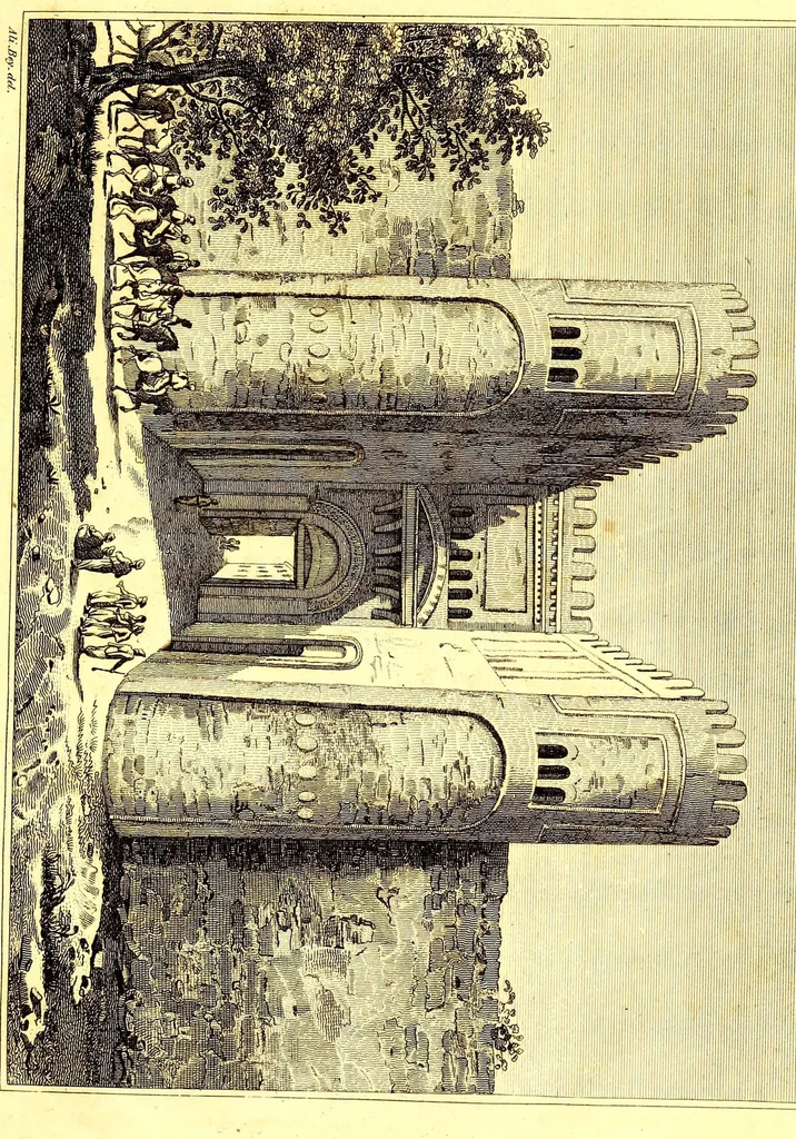 An illustration from Travels of Ali Bey [pseud.] in Morocco, Tripoli, Cyprus, Egypt, Arabia, Syria, and Turkey. Between the years 1803 and 1807, 1816, leaf 45