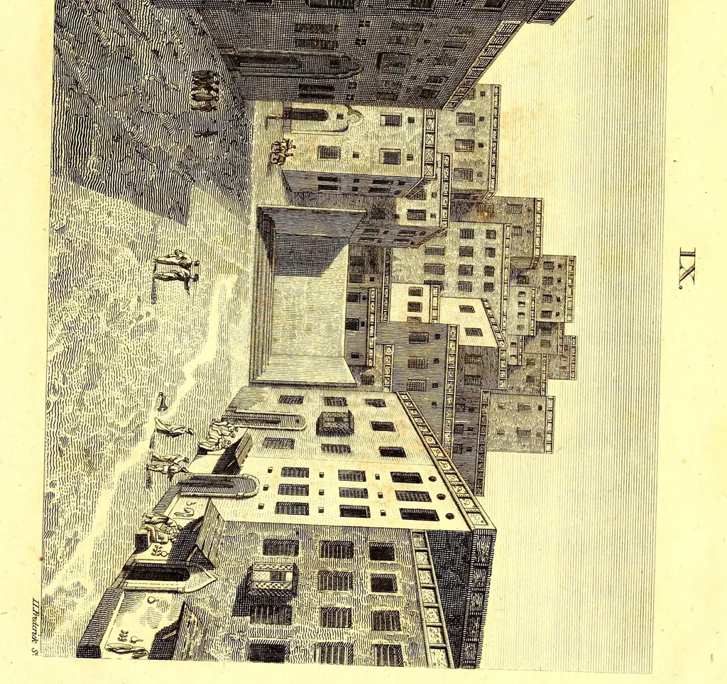 An illustration from Travels of Ali Bey [pseud.] in Morocco, Tripoli, Cyprus, Egypt, Arabia, Syria, and Turkey. Between the years 1803 and 1807, 1816, leaf 47