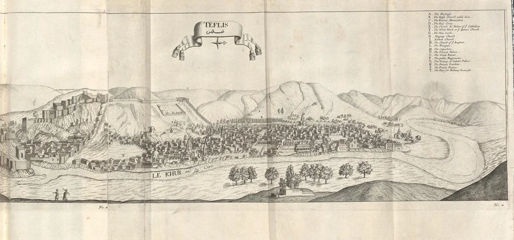 An illustration from The travels of Sir John Chardin into Persia and the East Indies : the first volume, containing the author's voyage from Paris to Ispahan : to which is added, the coronation of this present king of Persia, Solyman the Third, 1686, leaf 234