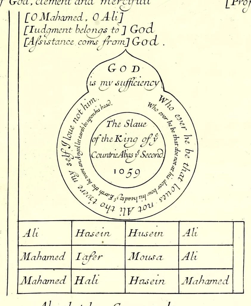 An illustration from The travels of Sir John Chardin into Persia and the East Indies : the first volume, containing the author's voyage from Paris to Ispahan : to which is added, the coronation of this present king of Persia, Solyman the Third, 1686, leaf 243