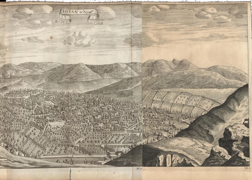 An illustration from The travels of Sir John Chardin into Persia and the East Indies : the first volume, containing the author's voyage from Paris to Ispahan : to which is added, the coronation of this present king of Persia, Solyman the Third, 1686, leaf 256