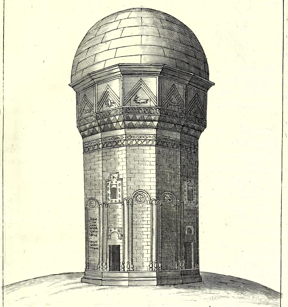 An illustration from The travels of Sir John Chardin into Persia and the East Indies : the first volume, containing the author's voyage from Paris to Ispahan : to which is added, the coronation of this present king of Persia, Solyman the Third, 1686, leaf 279