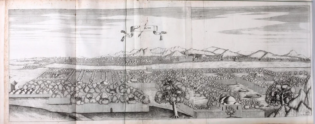 An illustration from The travels of Sir John Chardin into Persia and the East Indies : the first volume, containing the author's voyage from Paris to Ispahan : to which is added, the coronation of this present king of Persia, Solyman the Third, 1686, leaf 368