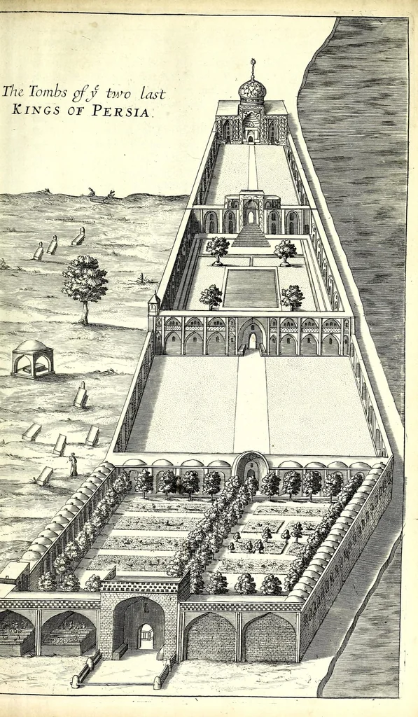 An illustration from The travels of Sir John Chardin into Persia and the East Indies : the first volume, containing the author's voyage from Paris to Ispahan : to which is added, the coronation of this present king of Persia, Solyman the Third, 1686, leaf 369