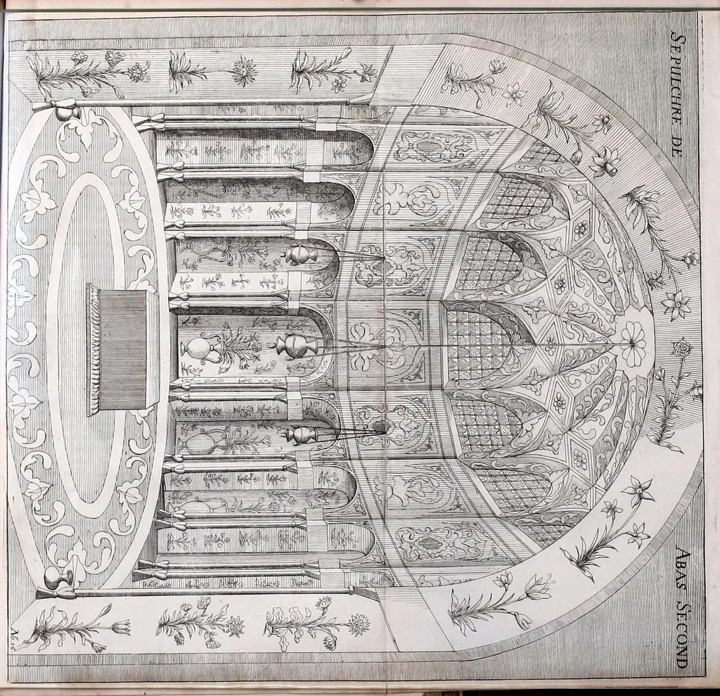 An illustration from The travels of Sir John Chardin into Persia and the East Indies : the first volume, containing the author's voyage from Paris to Ispahan : to which is added, the coronation of this present king of Persia, Solyman the Third, 1686, leaf 379