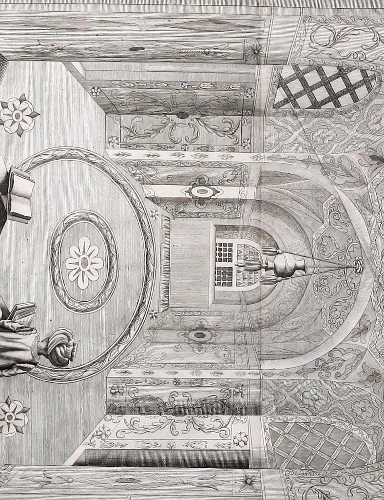 An illustration from The travels of Sir John Chardin into Persia and the East Indies : the first volume, containing the author's voyage from Paris to Ispahan : to which is added, the coronation of this present king of Persia, Solyman the Third, 1686, leaf 381